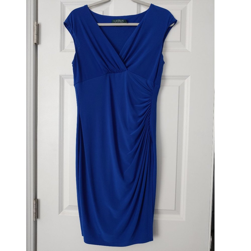 Royal Blue Lauren Ralph Lauren Size 8 Dress